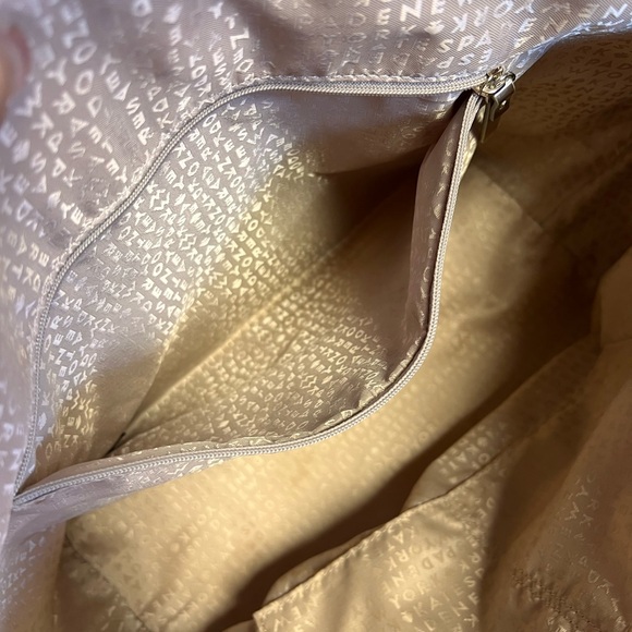 Kate Spade Metallic Gold Tote with Polka Dots - Picture 6 of 9